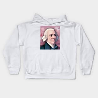 Adam Smith Portrait | Adam Smith Artwork 2 Kids Hoodie